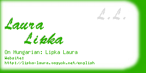 laura lipka business card